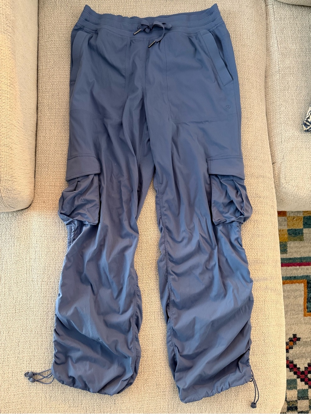 Women’s Lululemon Light Blue Dance Studio Cargo Pant - Size Medium